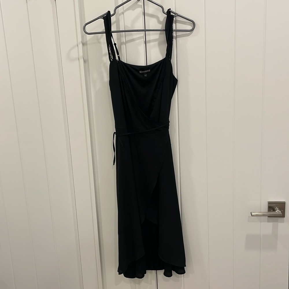 Black wrap dress - FREE SHIPPING!